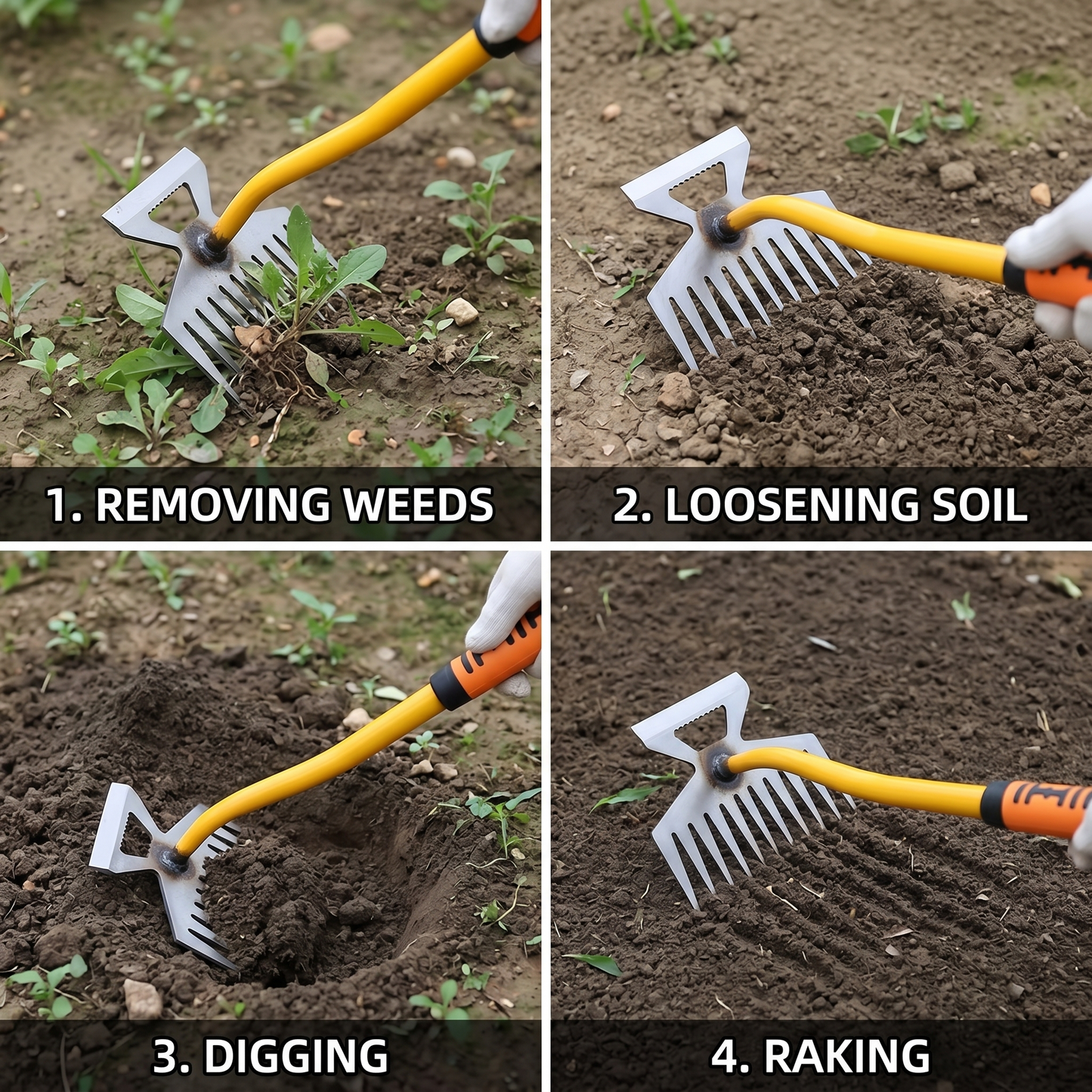 Pull Weeds From The Root — Without Bending or Back Pain