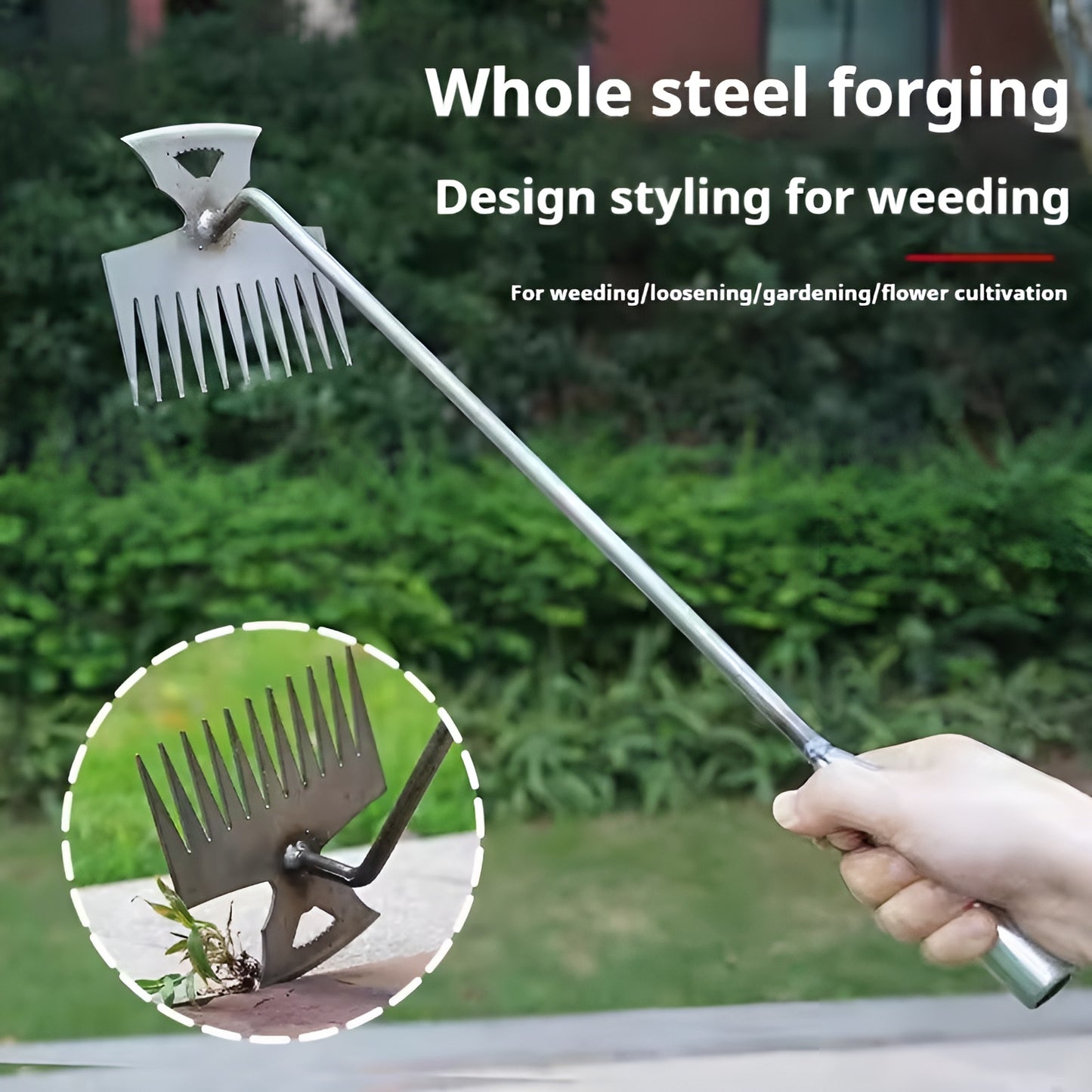Pull Weeds From The Root — Without Bending or Back Pain